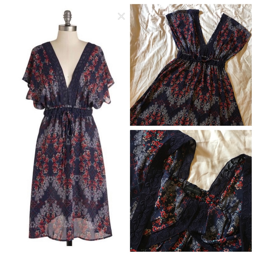 Modcloth Make a Daydream of It Dress in M